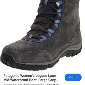Patagonia Women's Lugano Lace Mid Boot - Dark Gray